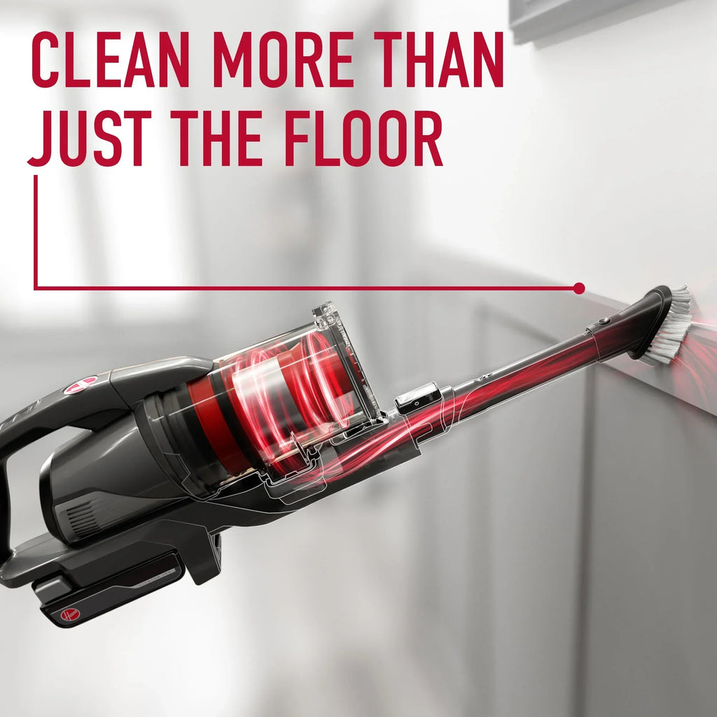 Nouveauté 2026 – Aspirateur balai sans fil Hoover ONEPWR Emerge Essentials , pour tapis, sols durs, tissus d'ameublement et poils d'animaux. Aspirateur à main amovible. Autonomie de 45 minutes. Référence : BH53610V