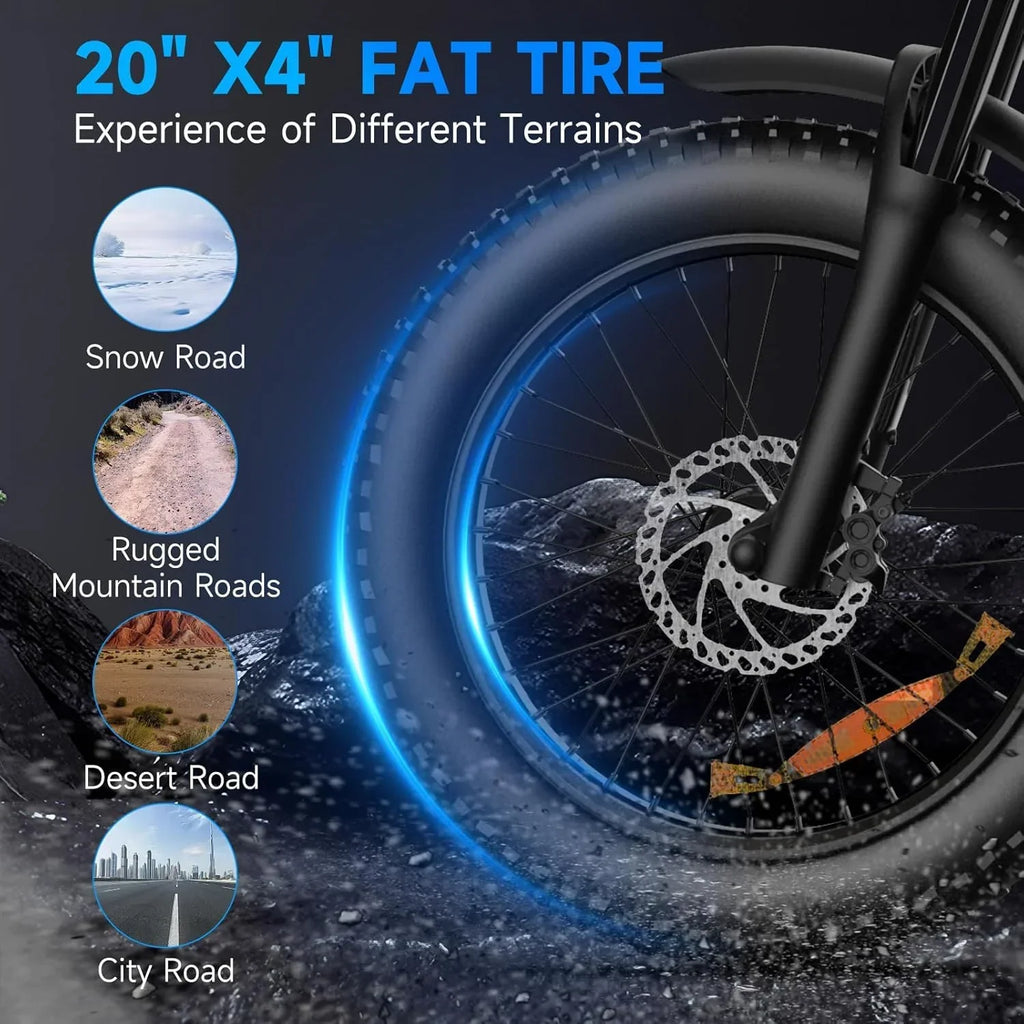 Nouveauté 2026 – Vélo électrique pour adultes avec moteur de 1500 W (puissance maximale), vitesse maximale de 56 km/h et autonomie de 90 km. Cyclomoteur électrique avec batterie de 18,9 Ah, VTT électrique tout-terrain à gros pneus de 20 pouces. Charg