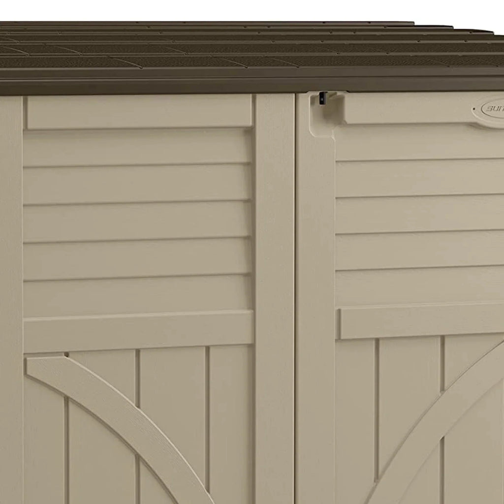 Nouveauté 2026 – Abri de jardin compact horizontal Suncast , 34 pi³, couleur sable