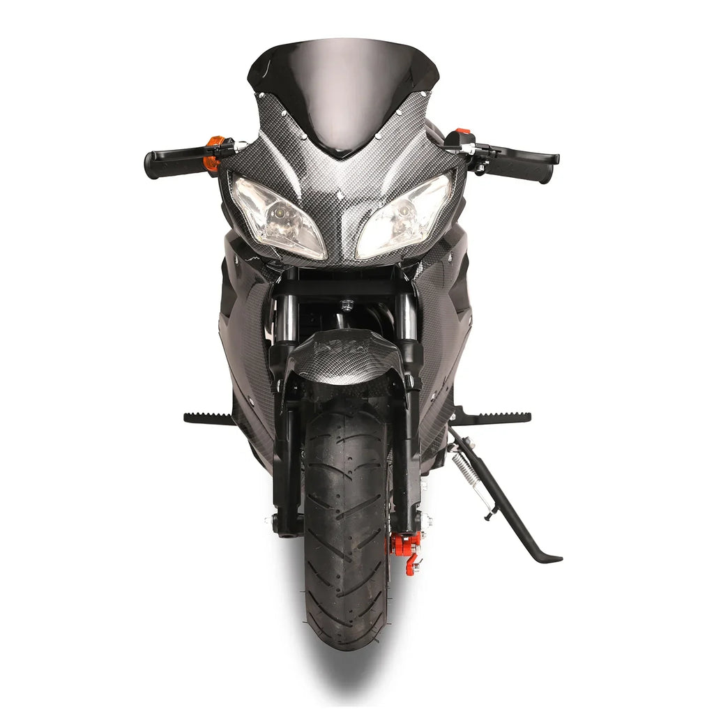 Nouveauté 2026 – Mini moto à essence AQQW 49cc pour adultes et enfants, moteur 4 temps, jouet électrique, charge maximale 200 kg, cadeau idéal pour les enfants
