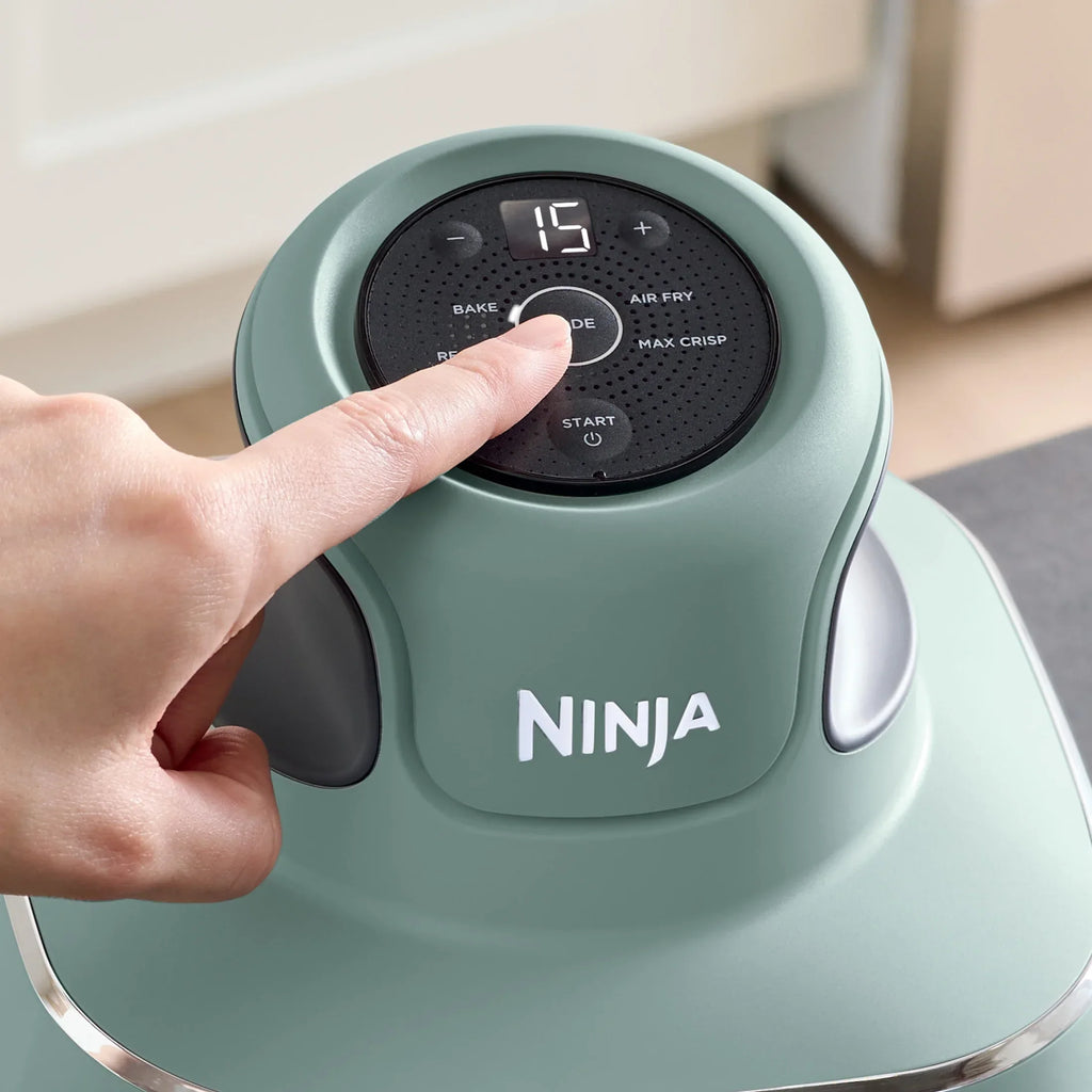 Nouveauté 2026 – Friteuse à air portable Ninja Crispi 4-en-1 en verre , récipients de 4 pintes et 6 tasses, Cyberspace