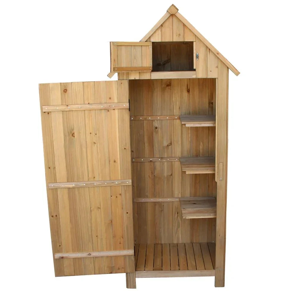 Nouveauté 2026 – Casiers en bois Winado 70" avec porte simple en sapin durable