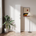 Nouveauté 2026 – Armoire de rangement haute Slim , meuble garde-manger avec portes et étagères, idéale pour les petits espaces (cuisine, salon, salle de bain
