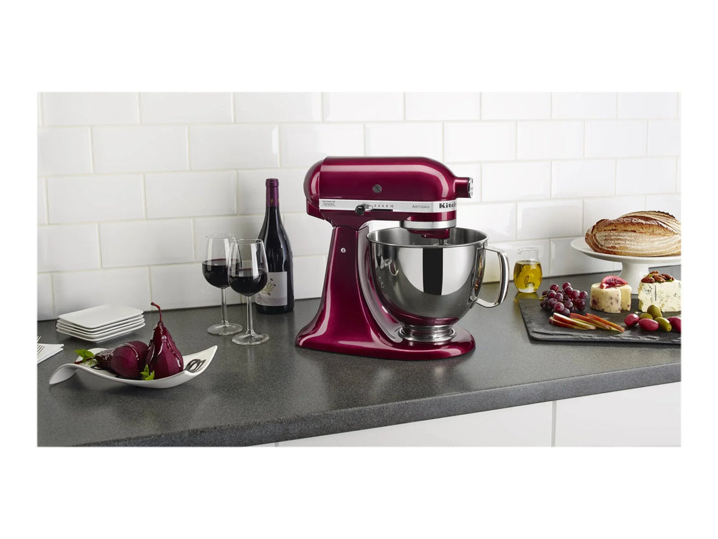 Nouveauté 2026 – Robot pâtissier KitchenAid Artisan Series 5 pintes à tête inclinable, coloris Wildflower, KSM156CXWF (édition