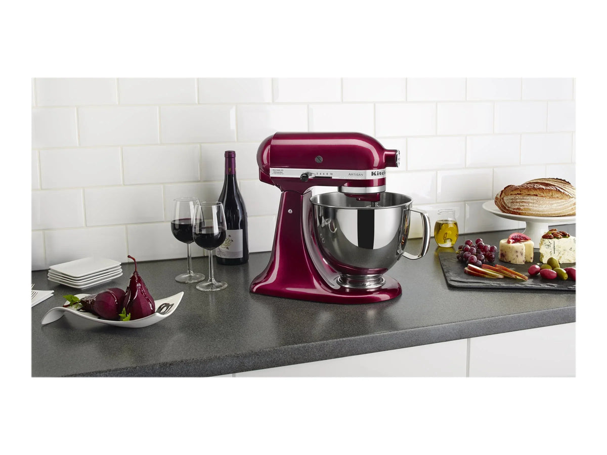 Nouveauté 2026 – Robot pâtissier KitchenAid Artisan Series 5 pintes à tête inclinable, coloris Wildflower, KSM156CXWF (édition