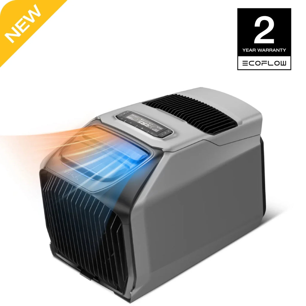 Nouveauté 2026 – Climatiseur portable EF EcoFlow WAVE 3 , puissance de refroidissement 1800 W/6100 BTU et puissance de chauffage 2000 W/6800 BTU, charge rapide 1000 W en 75 minutes, autonomie sans fil de 8 heures, contrôle via application, idéal pour
