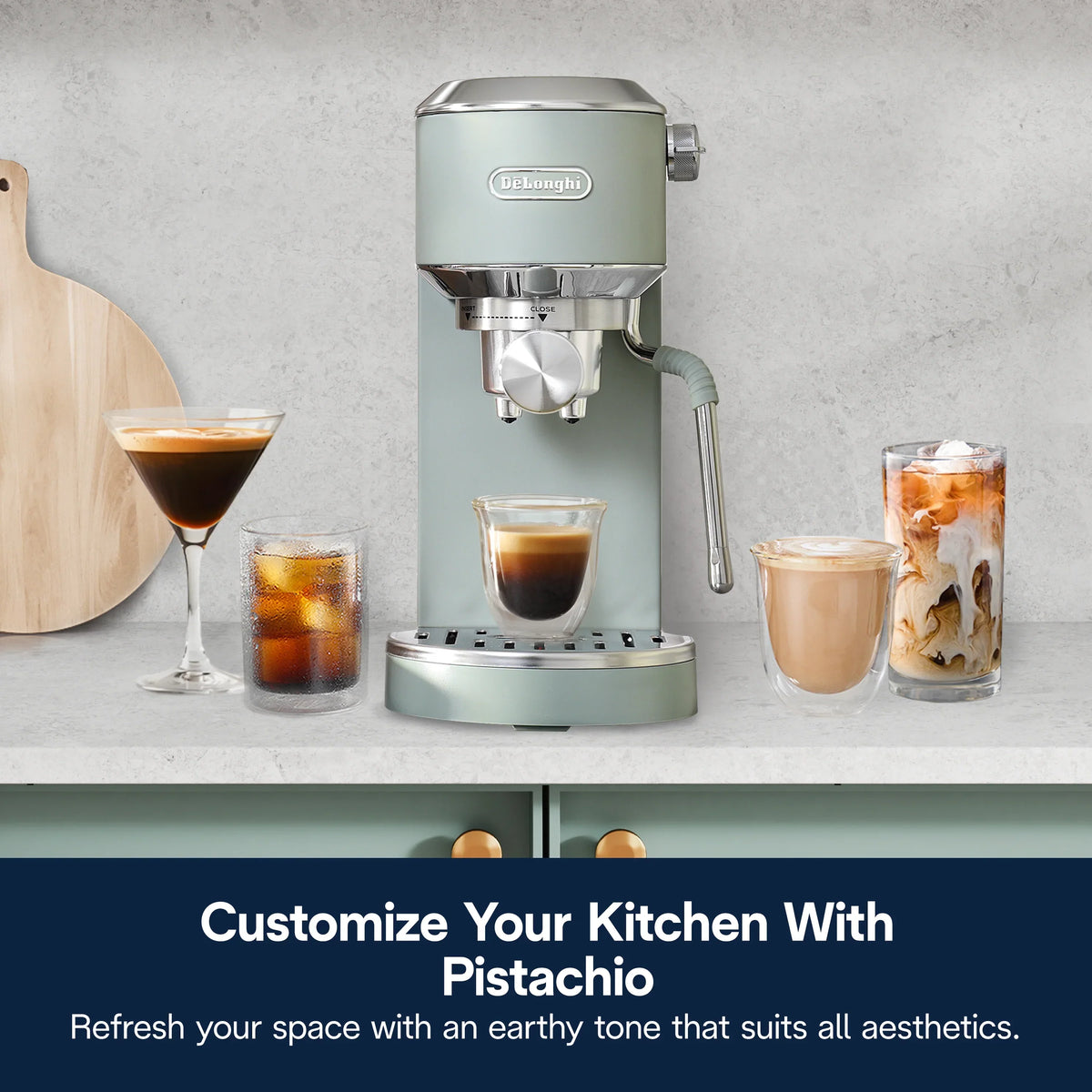 Nouveauté 2026 – Machine à expresso De’Longhi Dedica Duo , format compact avec mousseur intégré pour latte art, expresso, café infusé à froid, lattes et plus encore, acier inoxydable