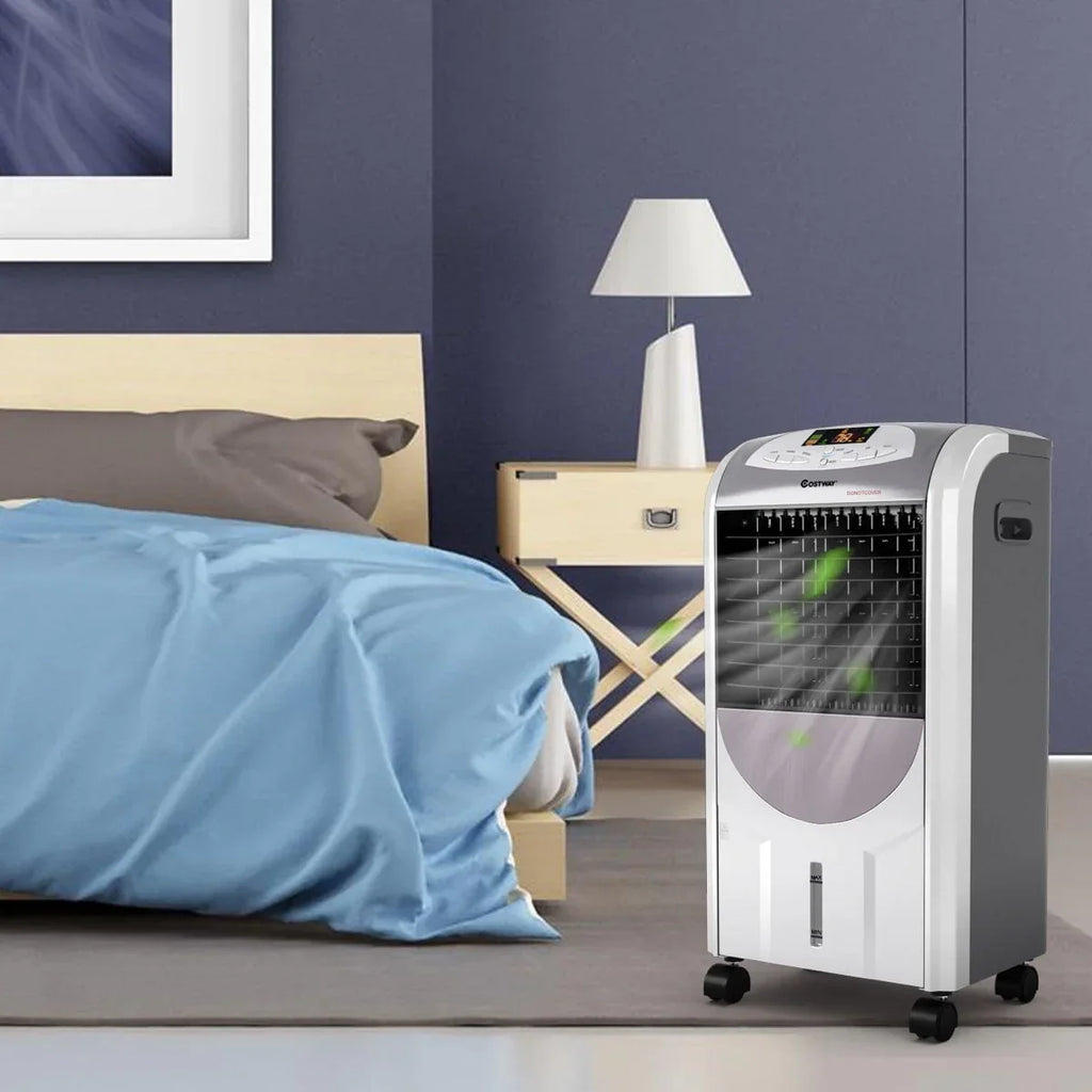 Nouveauté 2026 – Ventilateur et humidificateur portable Costway avec filtre lavable et télécommande