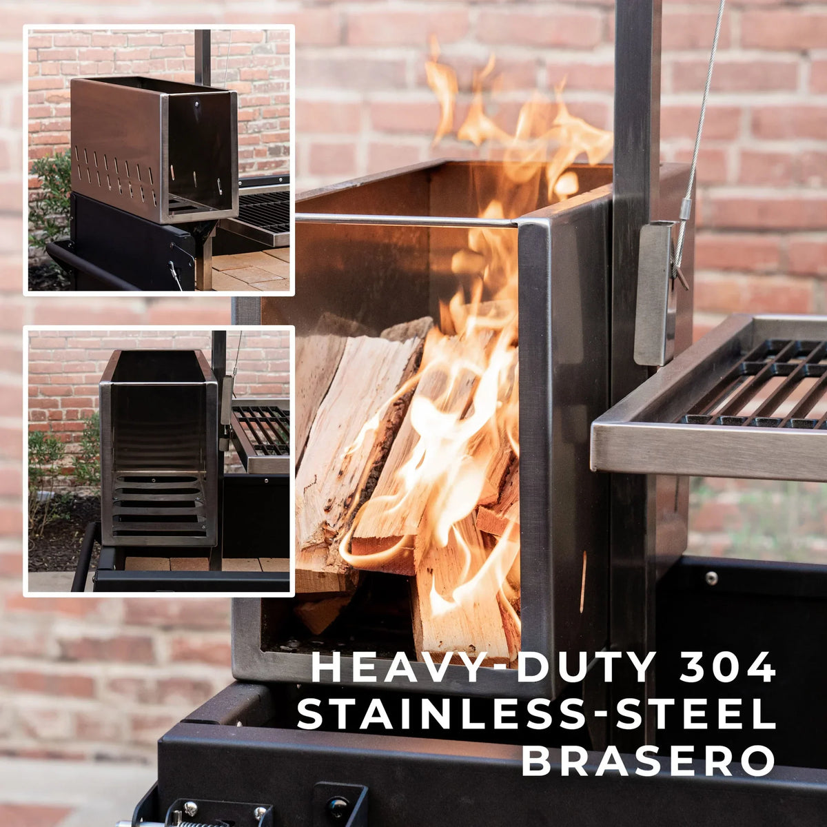 Nouveauté 2026 – Barbecue argentin Santa Maria Backyard Discovery, à bois et charbon de bois, en acier