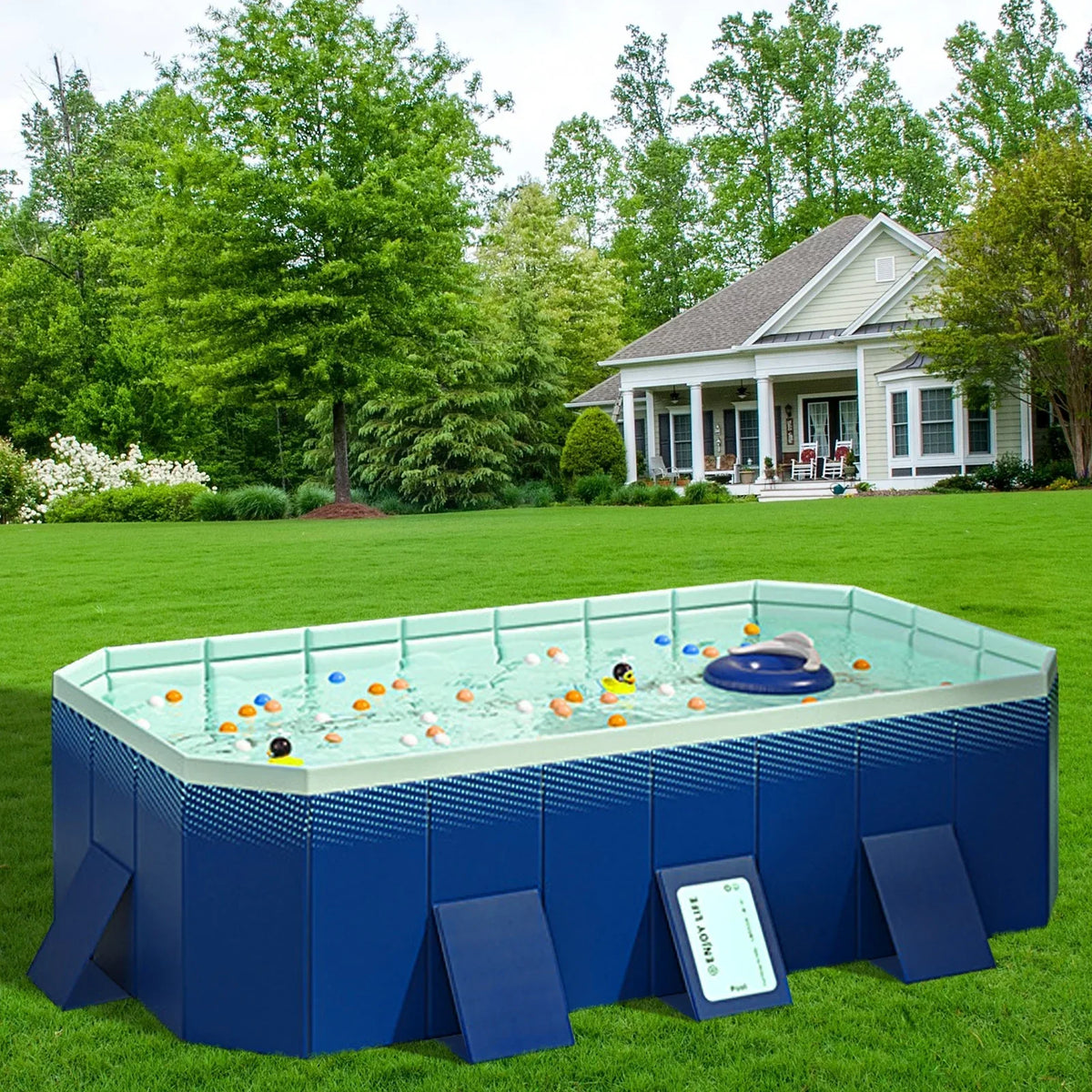 Nouveauté 2026 – Piscine pliable mwptoo , piscine portable pour enfants sans installation, grande piscine pliable et dégonflable, idéale pour les adultes, les chiots, le jardin et la terrasse