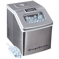 Nouveauté 2026 – Machine à glaçons carrée transparente de comptoir Frigidaire , 18 kg (40 lb) - Acier inoxydable