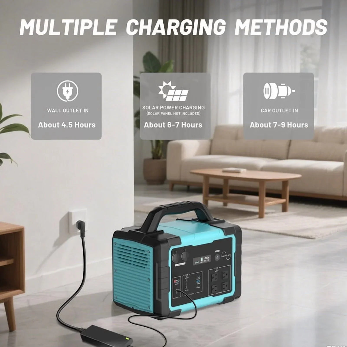 Nouveauté 2026 – Générateur solaire portable 1000 W , station d'alimentation avec batterie LiFePO4 1024 Wh, panneau solaire 100 W et chargeur USB-C. Idéal pour le camping, les voyages, les véhicules de loisirs et les situations d'urgence à domicile.