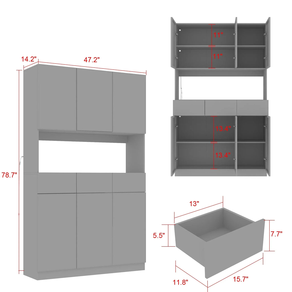 Nouveauté 2026 – Bibliothèque/organisateur KULAGAGA avec éclairage LED, vitrine robuste avec porte vitrée pour salon, 80 cm de large