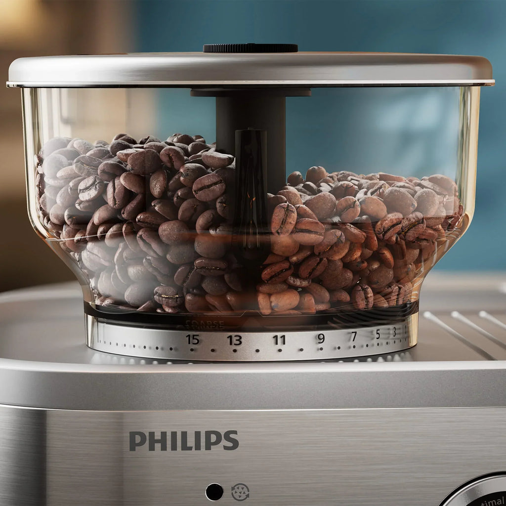 Nouveauté 2026 – Machine à expresso semi-automatique Philips Barista Brew avec mousseur à lait, métal argenté