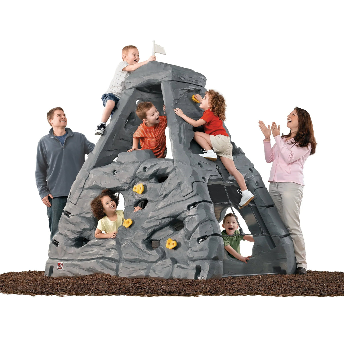 Nouveauté 2026 – Mur d'escalade Step2 Skyward Summit , gris