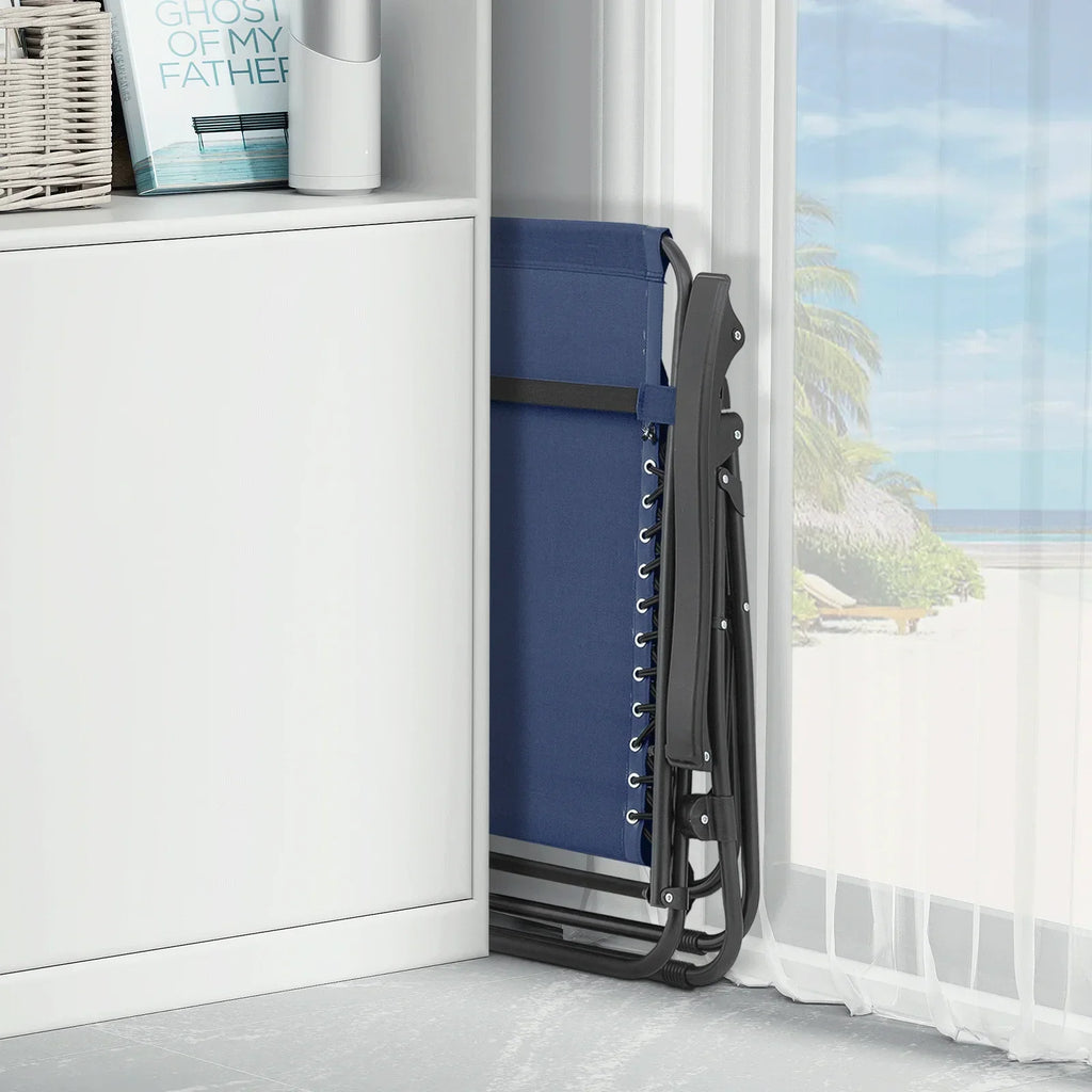 Nouveauté 2026 – Ensemble de 2 chaises MoNiBloom Zero Gravity , fauteuils de plage/terrasse pliables avec auvent et appui-tête, noirs