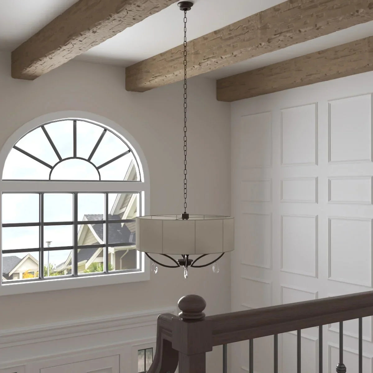 Nouveauté 2026 – Ekena Millwork 3 1/2 po L x 3 1/2 po H x 120 po P 3 côtés (poutre en U) Bois de récupération HeritageTimber Faux bois Poutre de plafond, Brun Kona