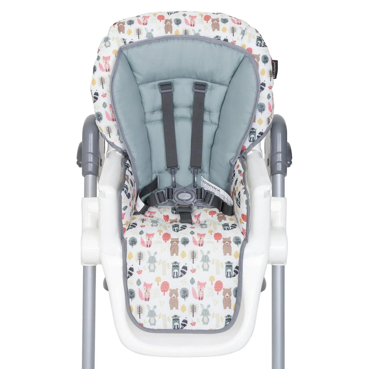 Nouveauté 2026 – Chaise haute 3-en-1 Baby Trend Sit Right, collection . Thème Forêt