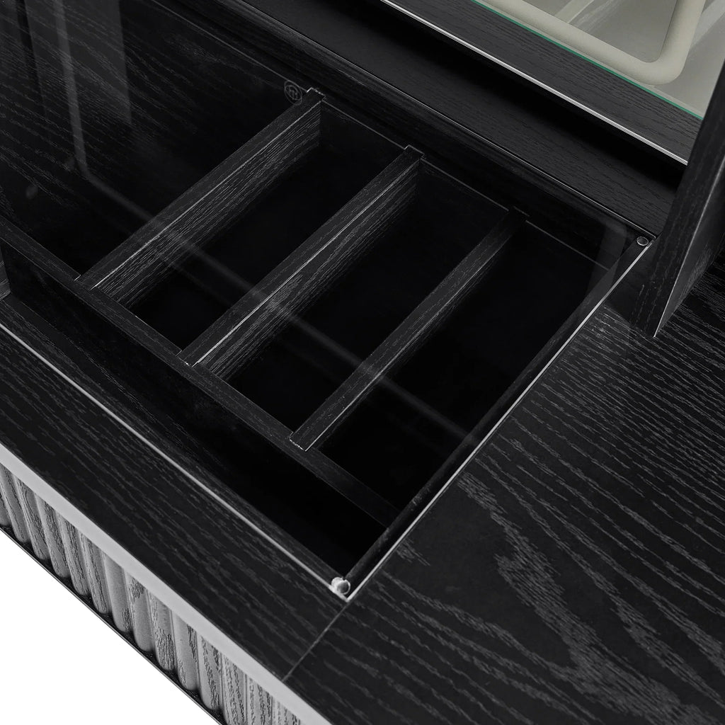 Nouveauté 2026 – Coiffeuse Lillian de Better Homes & Gardens avec miroir éclairé par DEL, finition blanche
