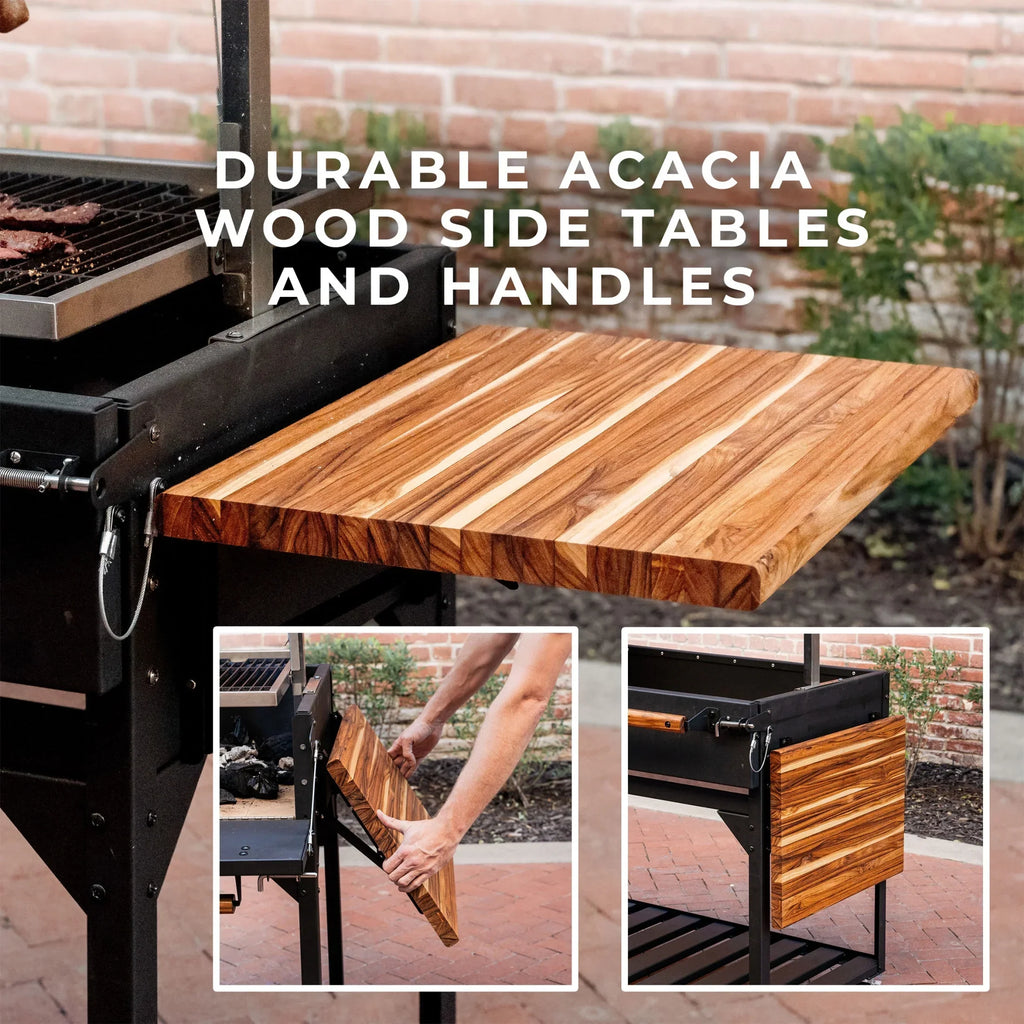 Nouveauté 2026 – Barbecue argentin Santa Maria XL à bois et charbon de bois Backyard Discovery , avec pince Asado