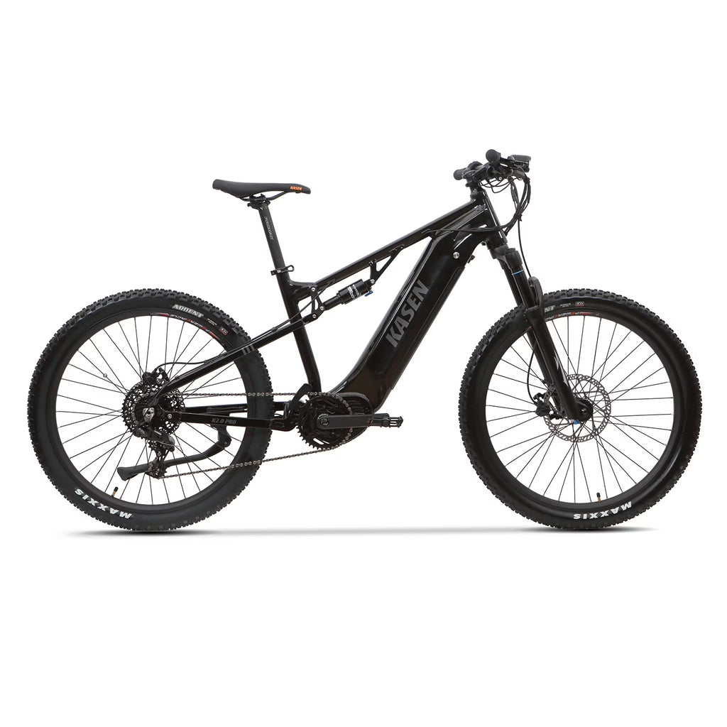 Nouveauté 2026 – VTT électrique Kasen , moteur central 500 W 48 V 15 Ah, suspension intégrale, accélérateur et assistance au pédalage