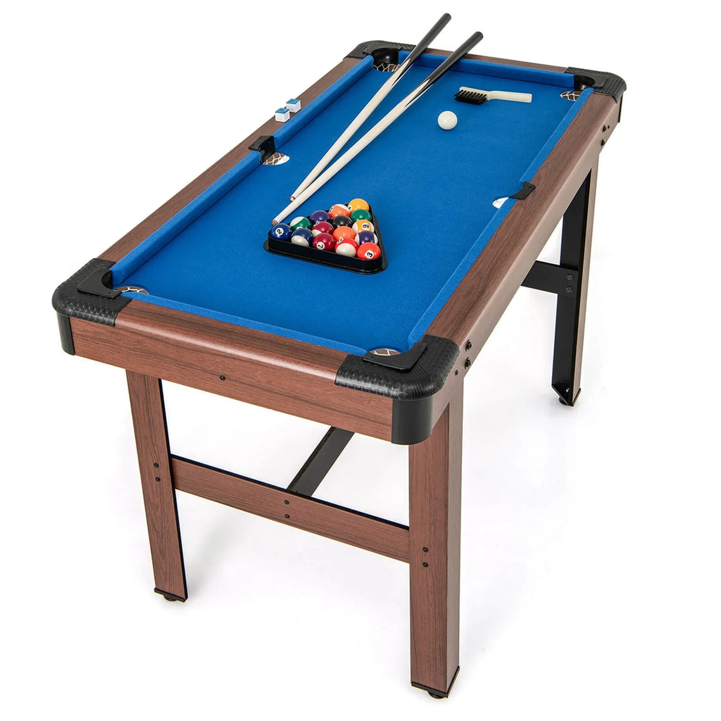 Nouveauté 2026 – Table de billard Costway 48" (122 cm) pour enfants et adultes avec jeu complet de boules, 2 queues de billard et 2 craies vertes