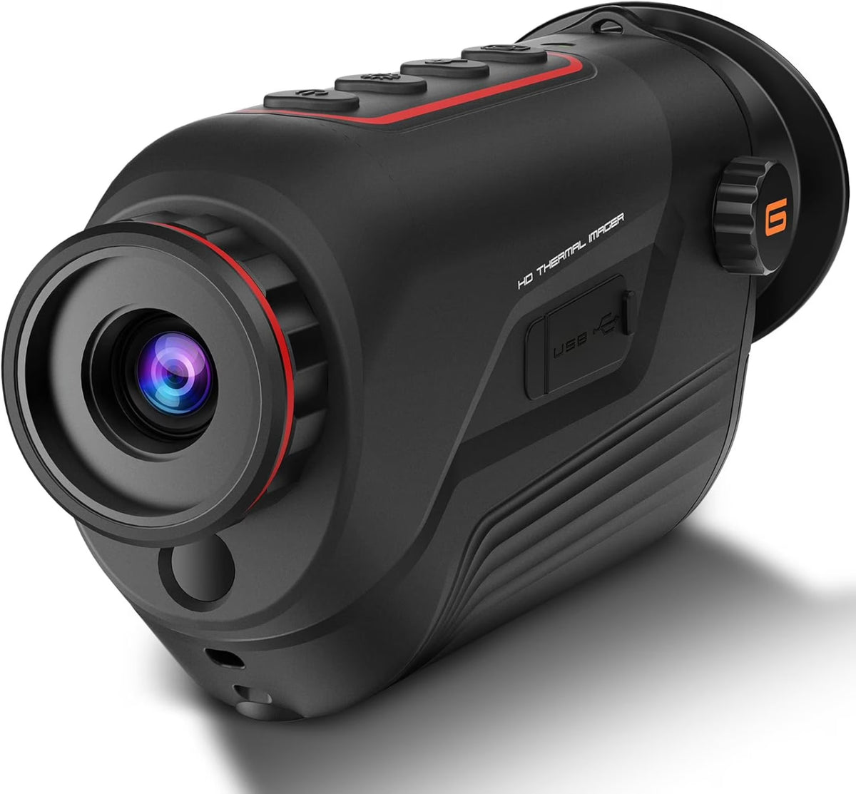 Nouveauté 2026 – Monoculaire thermique GOYOJO 256x192 (25 Hz) avec caméra thermique monoculaire pour adultes, objectif focal de 10 mm, lunettes de vision thermique pour la chasse et le camping de nuit