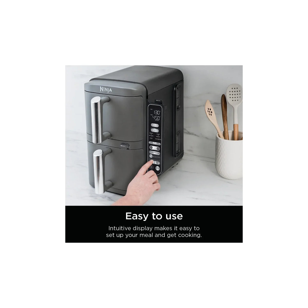 Nouveauté 2026 – Friteuse à air Ninja DoubleStack XL Smart à 2 paniers