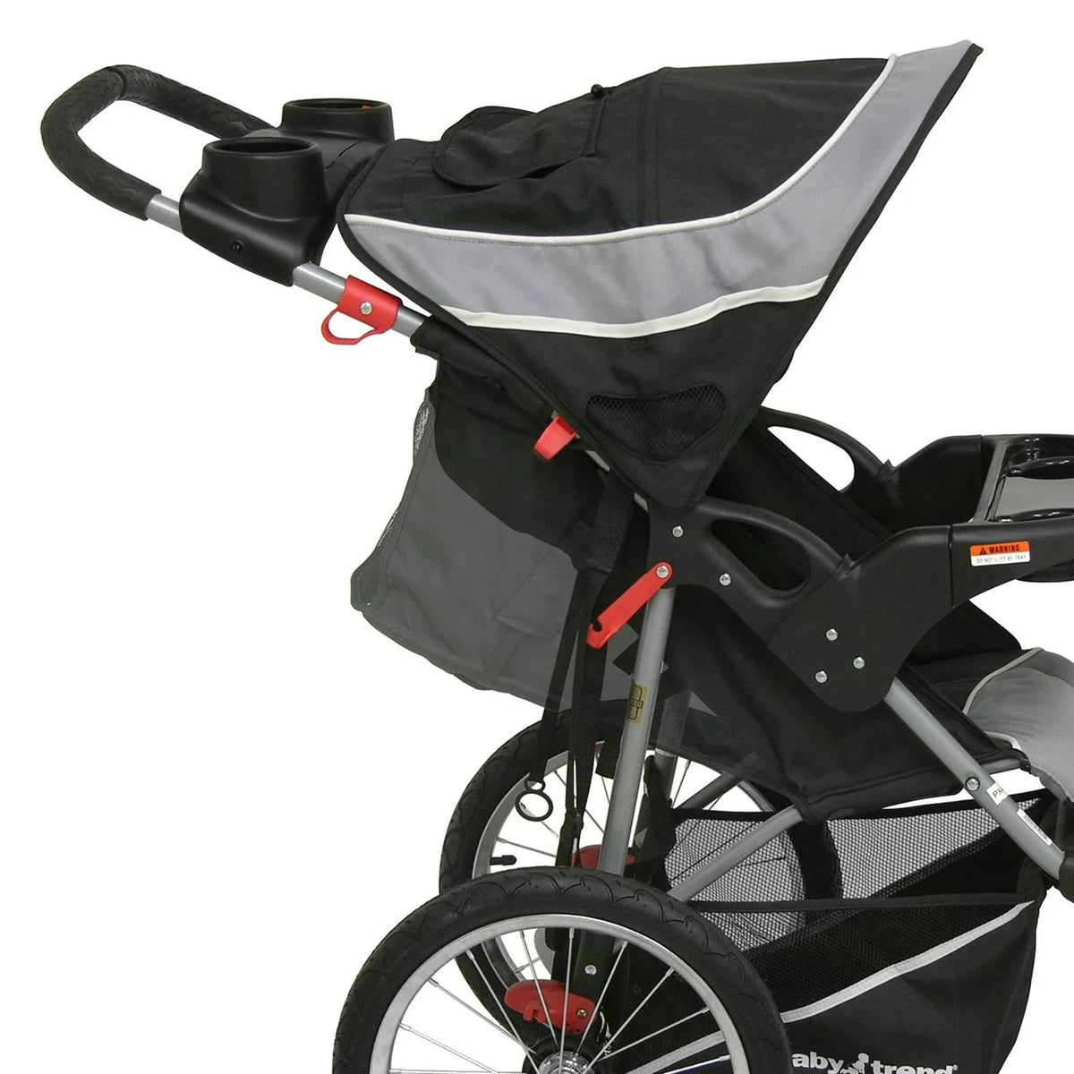 Nouveauté 2026 – Poussette de jogging Baby Trend Expedition . Noir Phantom