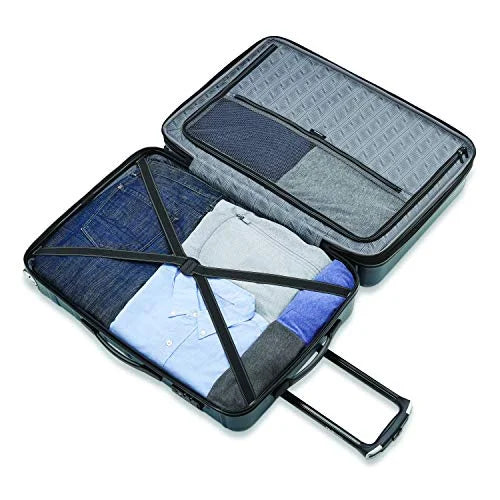 Nouveauté 2026 – Nouvelle valise rigide extensible Samsonite Omni 2 avec roulettes multidirectionnelles, couleur Nova Teal, ensemble de 3 pièces (20/24/28