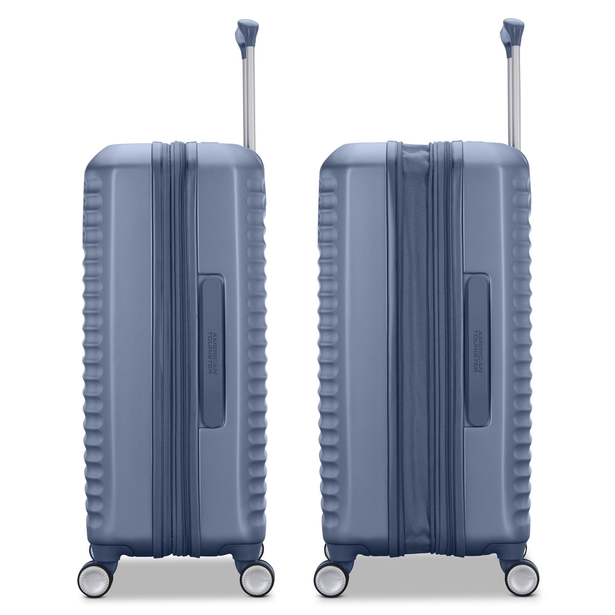 Nouveauté 2026 – Valise rigide American Tourister Stratum 3.0 grand format avec roulettes multidirectionnelles - Bleu élémentaire