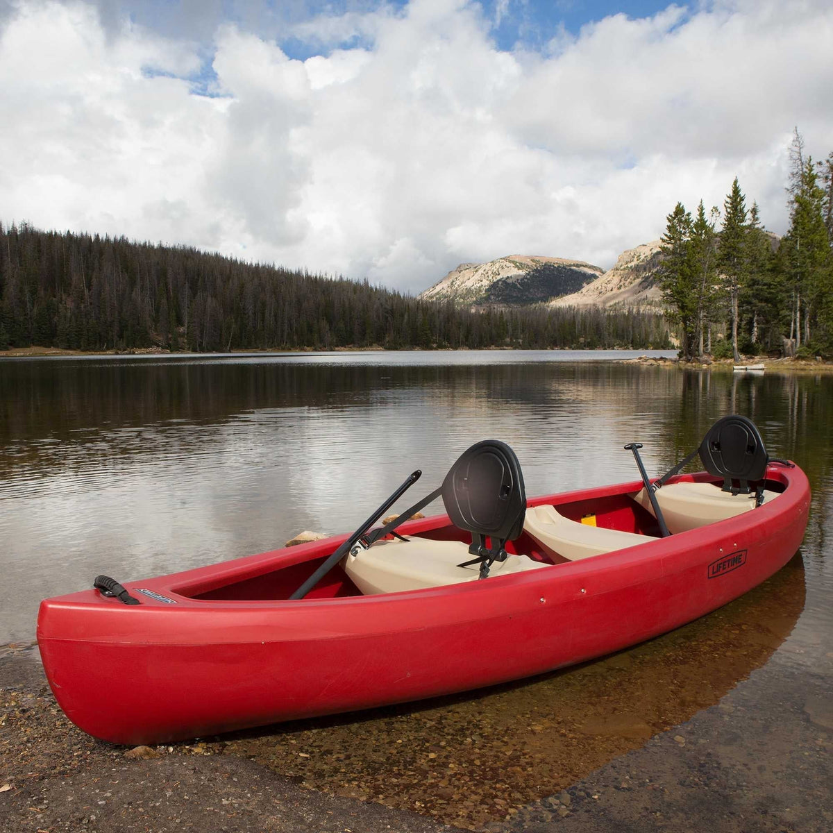 Nouveauté 2026 – Canoë Lifetime Kodiak 13 pieds , rouge (90658