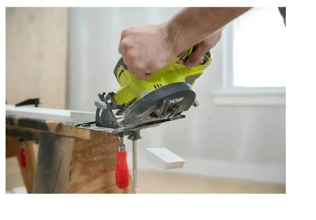 Nouveauté 2026 – Scie circulaire sans fil Ryobi 4A 18V 5,5 po, 4 700 tr/min