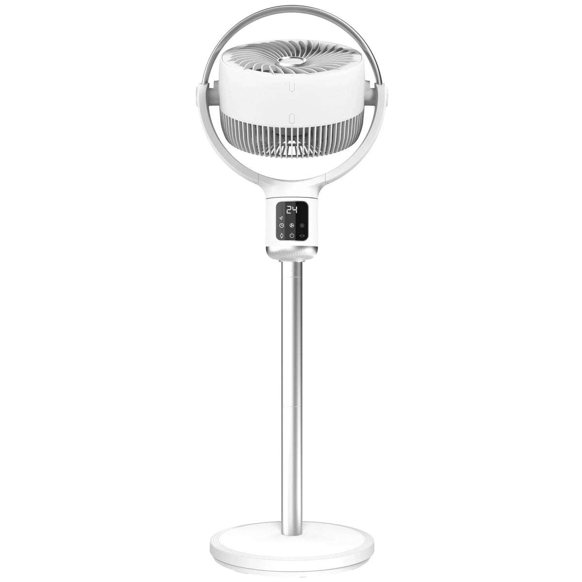 Nouveauté 2026 – Ventilateur sur pied Lasko Whirlwind 7" à 24 vitesses, mouvement orbital, débit d'air de 25 pi/s, télécommande, APDC301