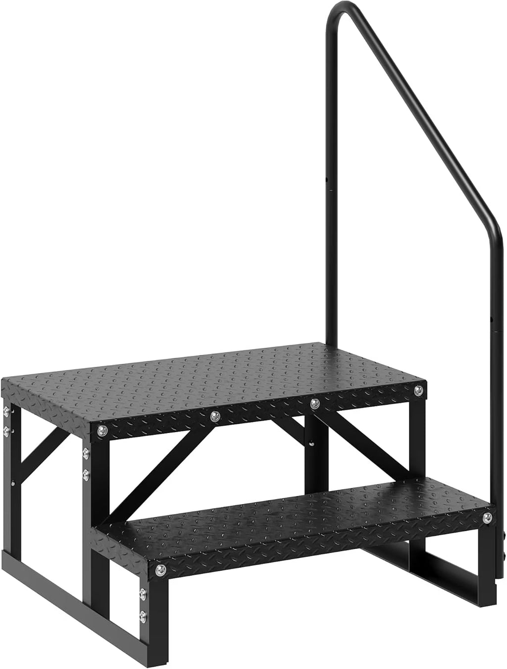 Nouveauté 2026 – Marchepieds antidérapants Garvee 3 marches pour VR, , 68 cm x 122 cm, acier allié