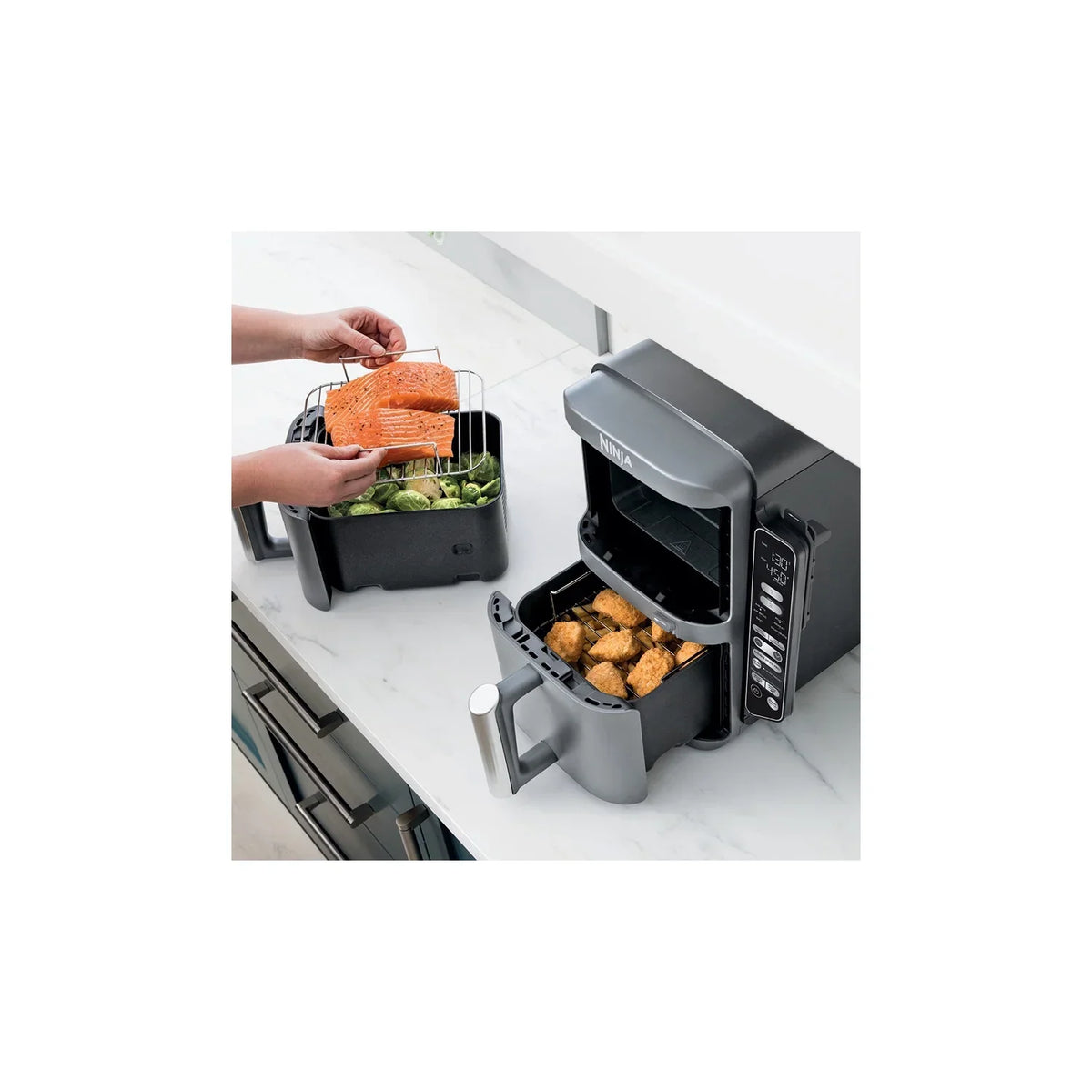 Nouveauté 2026 – Friteuse à air Ninja DoubleStack XL Smart à 2 paniers