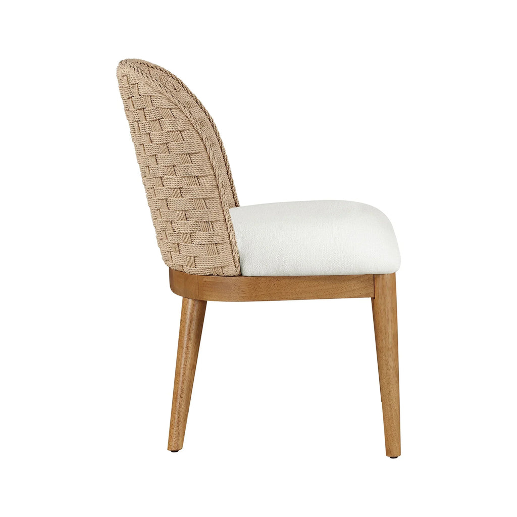 Nouveauté 2026 – Ensemble de 2 chaises de salle à manger de style ferme Saylor de My Texas House, en bois naturel, année