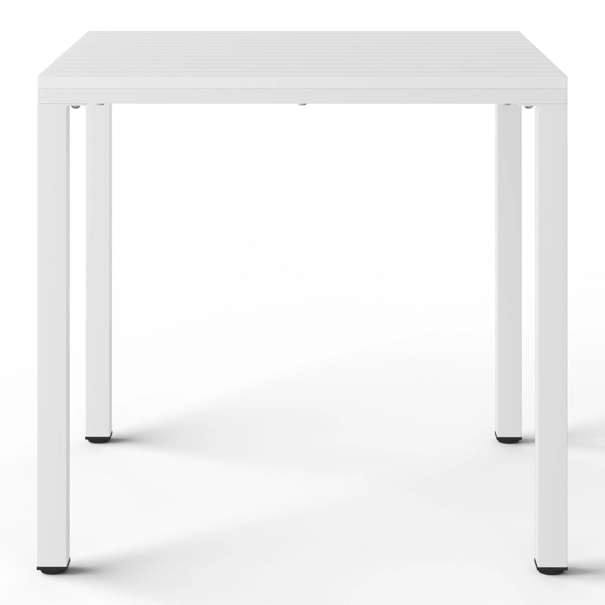 Nouveauté 2026 – Ensemble de salle à manger d'extérieur WestinTrends Playa 5 pièces avec table et chaises empilables, structure en métal, vert olive