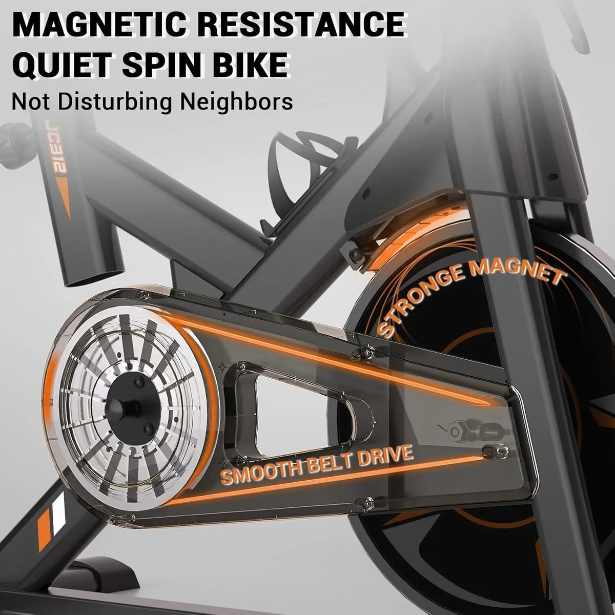 Nouveauté 2026 – Vélo d'exercice Wenoker , vélo stationnaire à résistance magnétique, vélo de cyclisme d'intérieur ultra-silencieux, avec porte-bouteille pour entraînement à domicile