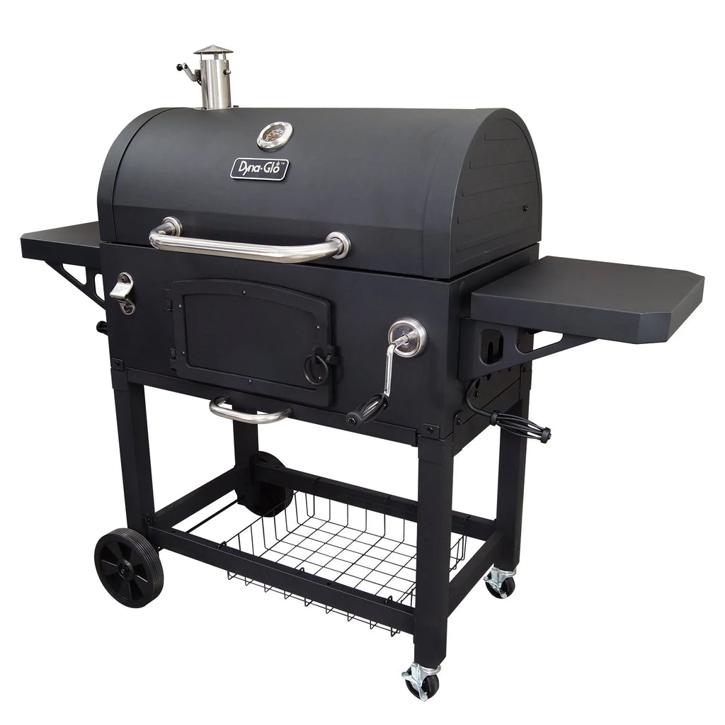 Nouveauté 2026 – Barbecue au charbon de bois robuste X-Large - 81 cm de largeur - Surface de cuisson de 5 400 cm² - Noir