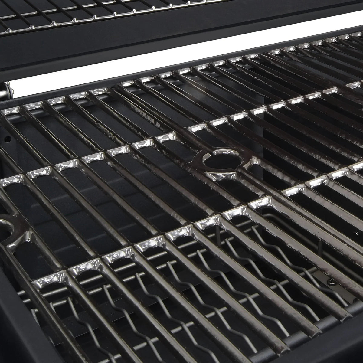 Nouveauté 2026 – Barbecue au charbon de bois robuste X-Large - 81 cm de largeur - Surface de cuisson de 5 400 cm² - Noir