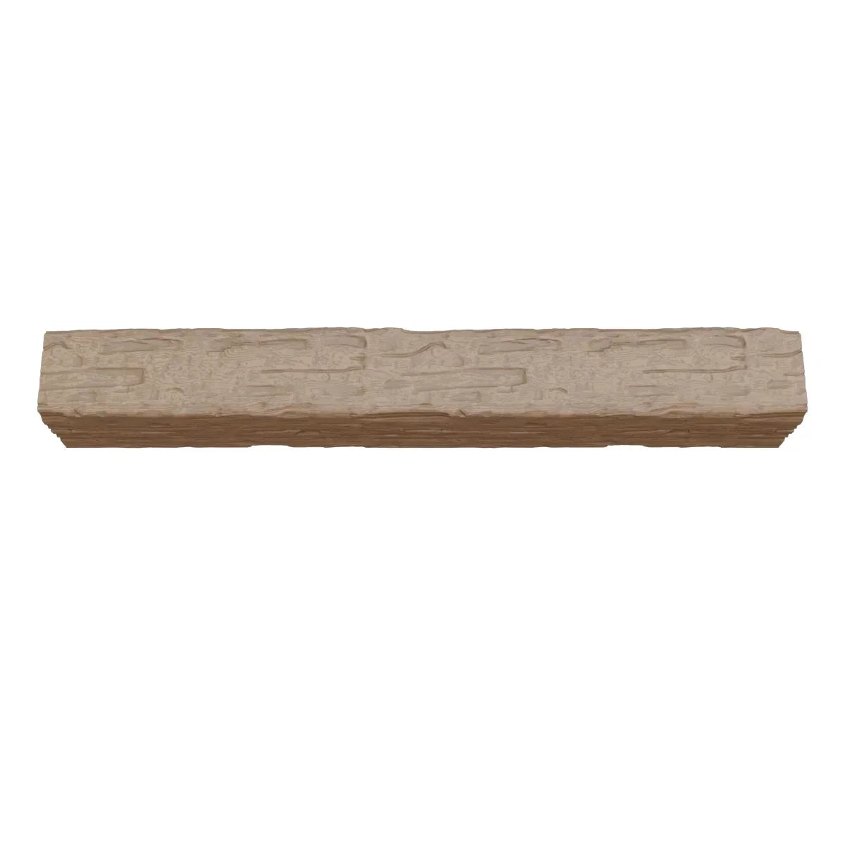 Nouveauté 2026 – Ekena Millwork 3 1/2 po L x 3 1/2 po H x 120 po P 3 côtés (poutre en U) Bois de récupération HeritageTimber Faux bois Poutre de plafond, Brun Kona