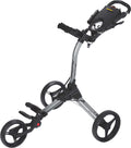 Nouveauté 2026 – Chariot de golf Bag Boy Compact 3 argent/noir