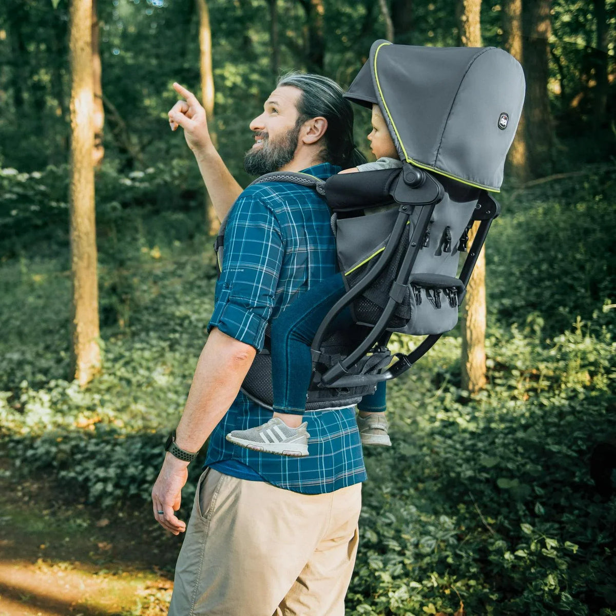 Nouveauté 2026 – Sac à dos porte-bébé Chicco SmartSupport - Solaire (Gris). Neuf