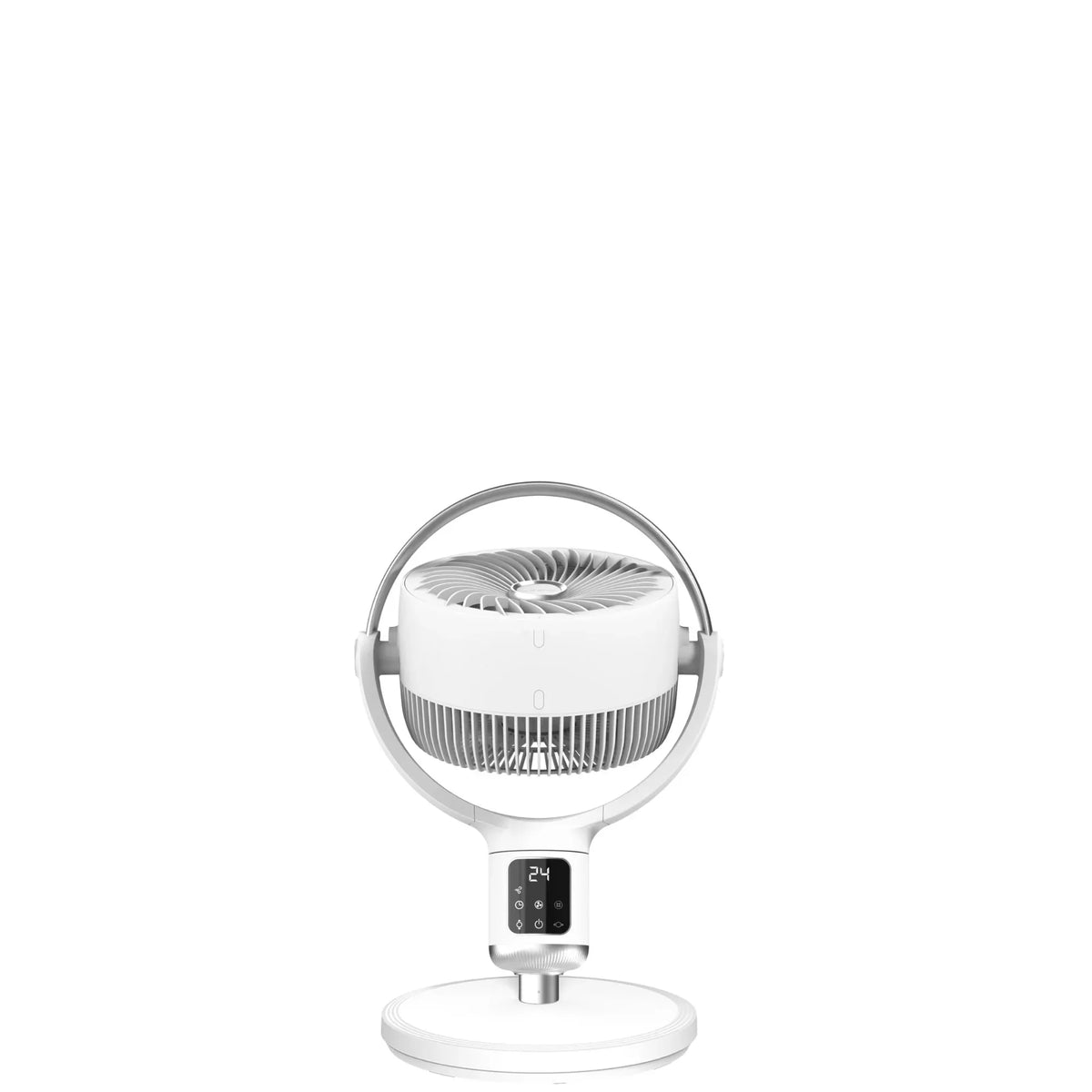 Nouveauté 2026 – Ventilateur sur pied Lasko Whirlwind 7" à 24 vitesses, mouvement orbital, débit d'air de 25 pi/s, télécommande, APDC301