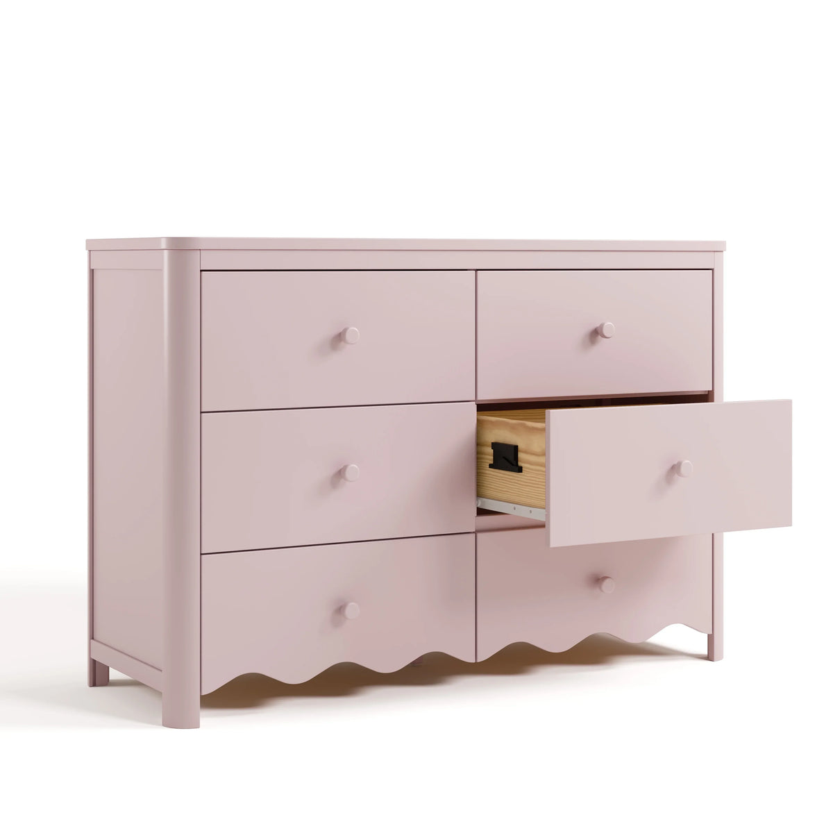 Nouveauté 2026 – Commode pour chambre d'enfant Storkcraft Casablanca 6 tiroirs, couleur sauge