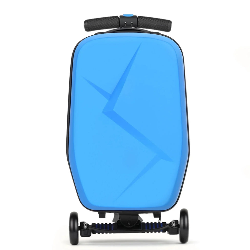 Nouveauté 2026 – Valise-trottinette Advwin pour enfants et adultes, valise rigide à roulettes pour enfants de 4 à 15 ans, multifonctionnelle, légère et pliable, avec roulettes, rose
