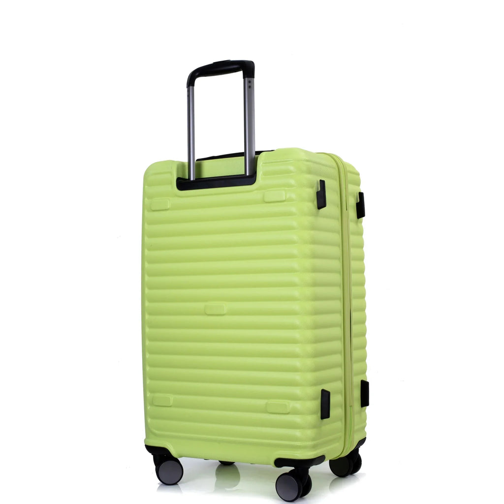 Nouveauté 2026 – Ensemble de 3 valises PAPROOS (51/61/71 cm), valise rigide légère avec port USB et crochets latéraux, bagage de voyage avec serrure TSA, valise à roulettes rigide pour l'école et les voyages, rose