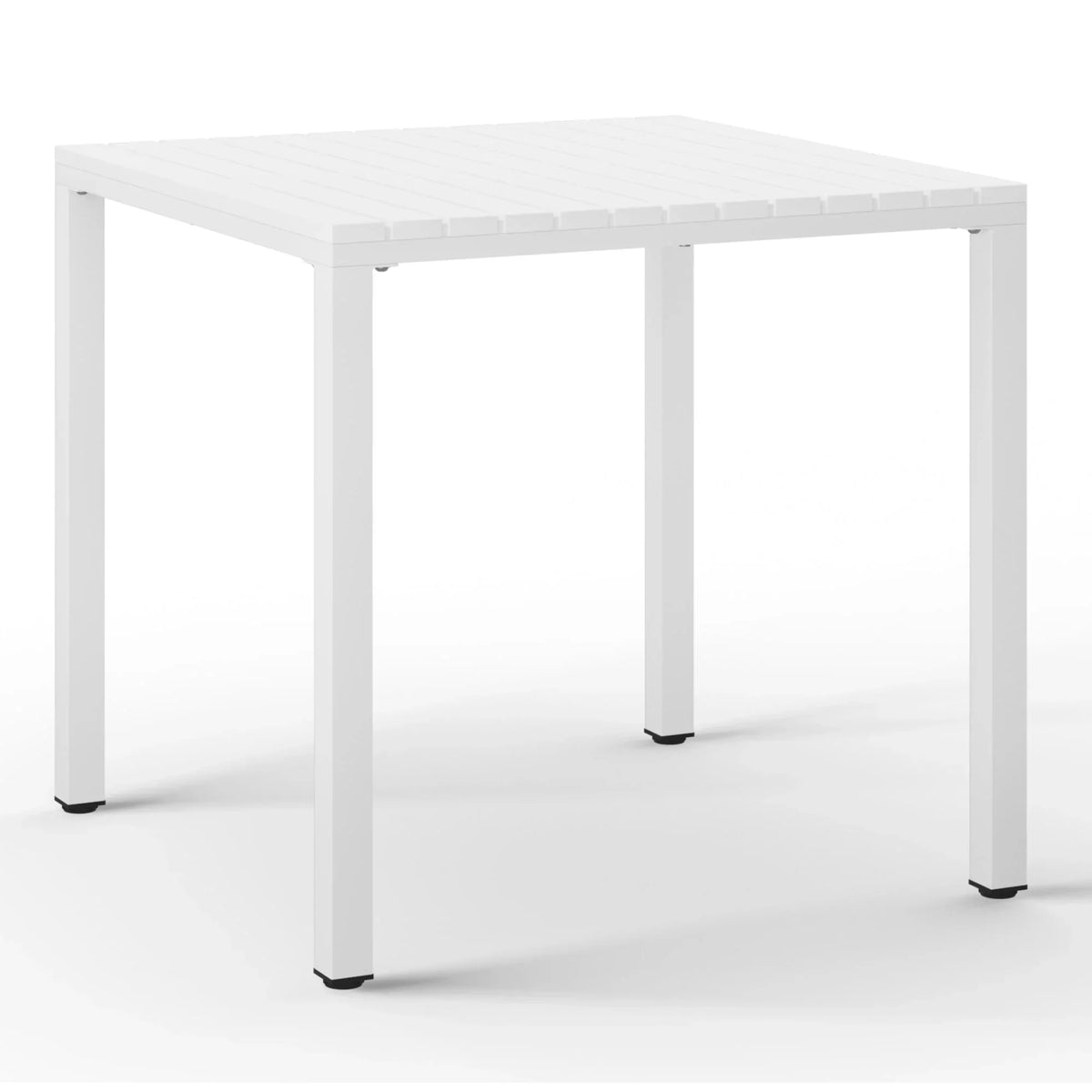 Nouveauté 2026 – Ensemble de salle à manger d'extérieur WestinTrends Playa 5 pièces avec table et chaises empilables, structure en métal, vert olive