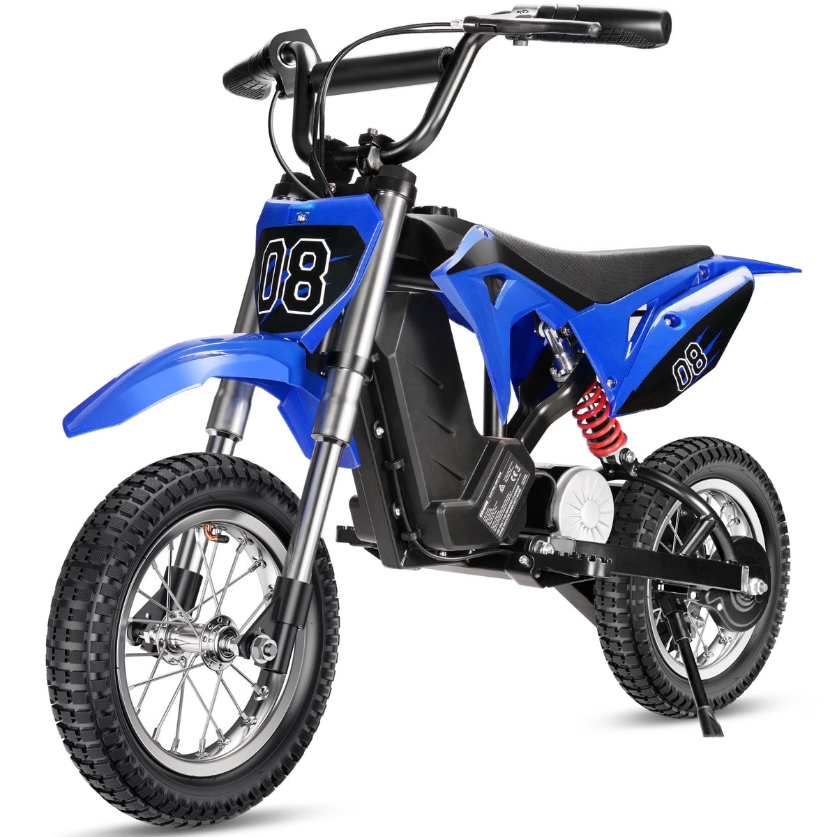 Nouveauté 2026 – Moto électrique tout-terrain pour enfants 36V, moto électrique rapide jusqu'à 25 km/h et 16 km d'autonomie, 3 modes de vitesse, poignée d'accélérateur, double suspension et freins pour enfants de 5 à 10 ans